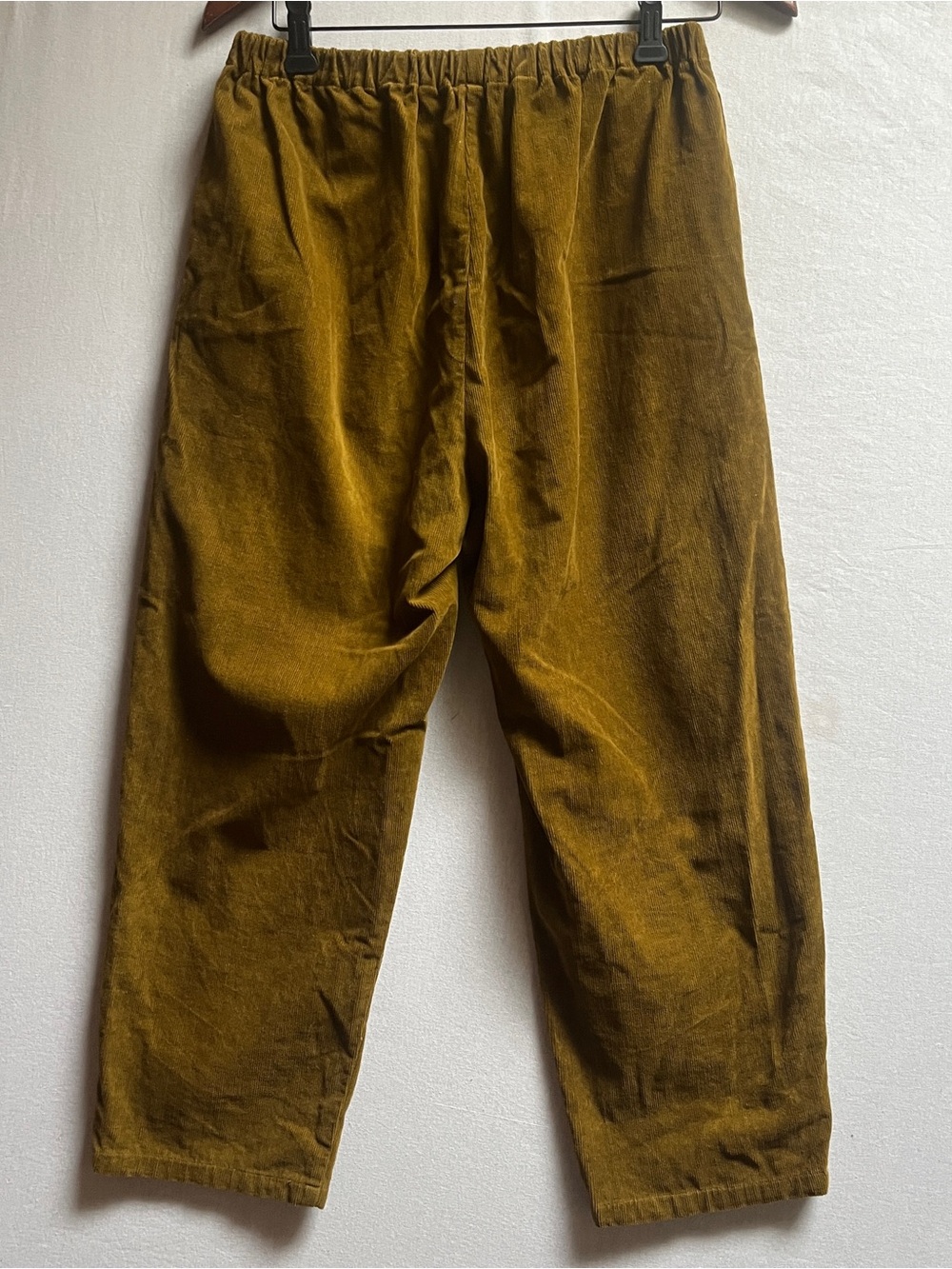 Apuntob 100% Cotton Mustard Yellow Corduroy Trousers Made in Italy Size S - Picture 2 of 11